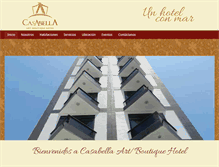 Tablet Screenshot of casabellaboutiquehotel.com